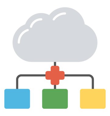 bulut hesaplama ağı diyagramı 