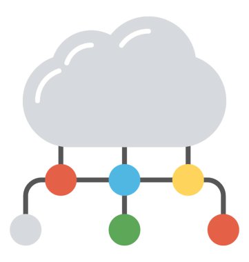 bulut hesaplama ağı diyagramı 