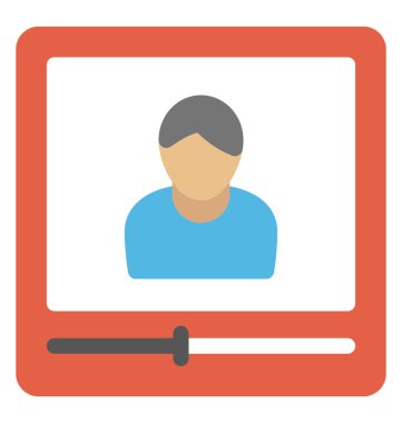 Video oynatıcı video çeyrek kala nerede oynadı gösteren bir simge. 