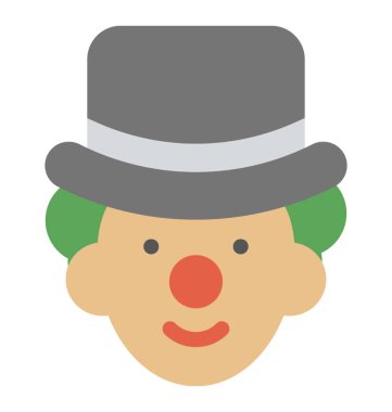 Bir çizgi roman sanatçısı, palyaço 