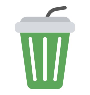 Tek kullanımlık bardak suyu saman ile  