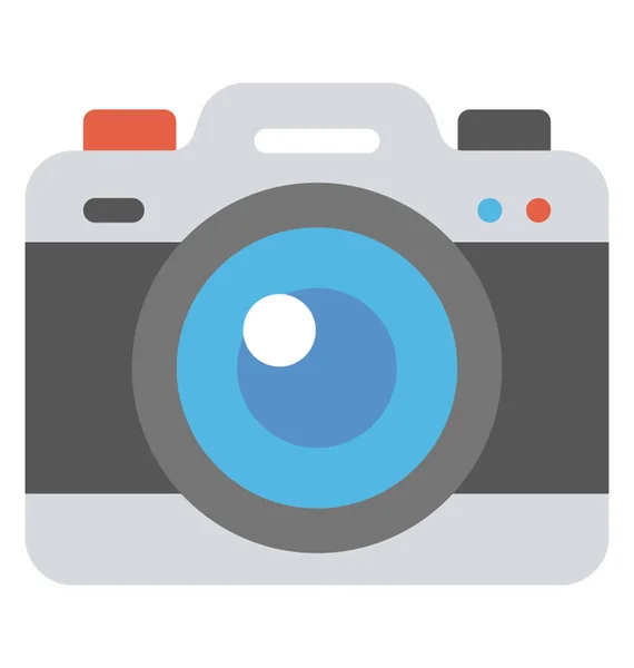 Una Cámara Digital Para Fotografía — Vector de stock