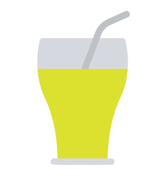 Ένα Ποτό Που Φτιάχνεται Από Χυμό Λεμονιού Λεμονάδα — Διανυσματικό Αρχείο