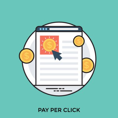 Bir ok tıklayın deklanşörü doları sembole bilgisayar ekranında işaret ediyor tıklama kavramı temsil ödeme 