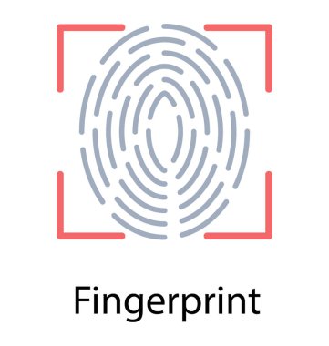 odak işareti ile parmak izi, parmak izi tarama 