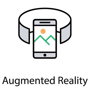 Mobil ekran, kameralı cep veya hareket eden fotoğraf panoramik fotoğraf