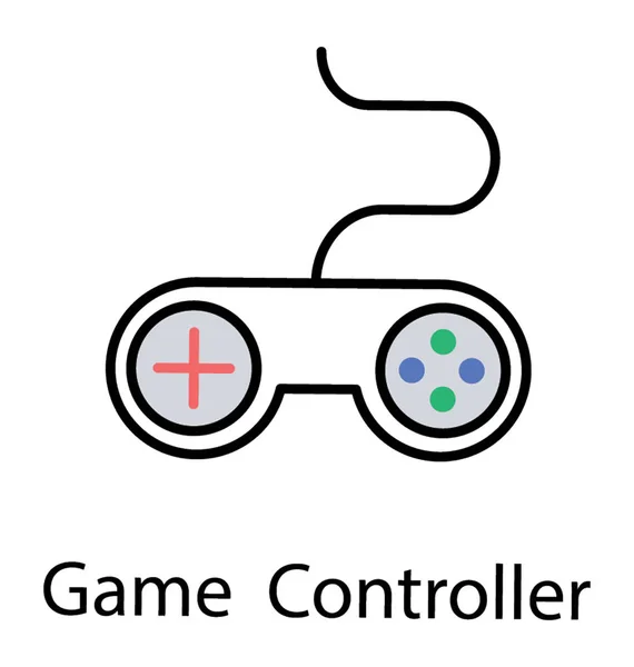 Joystick Con Controlador Juego Cable — Archivo Imágenes Vectoriales