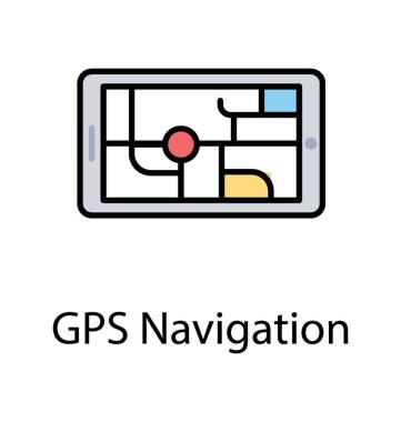 Cep telefonu ekran gösteren bazı yolları ve hedef, bu cep telefonu gps simge yoktur