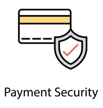 Bir kene, ödeme güvenlik için simge ile işaretli kart tarafından bir güvenlik kalkanı koruma 