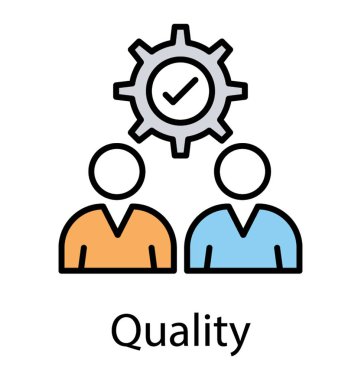 İki kişi ve bir karikatür gösteren yönetimi kavramı