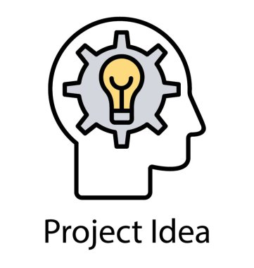 Dişli beyin ve ampul çözüm gösterilen bir kişiyle konuşmak