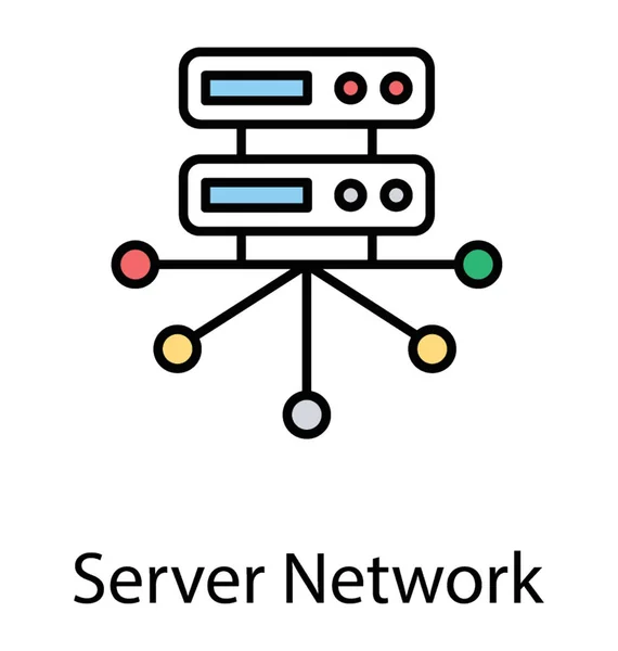 Datenbanksysteme Sind Konzipiert Dass Sie Das Datenmanagement Symbol Anzeigen — Stockvektor