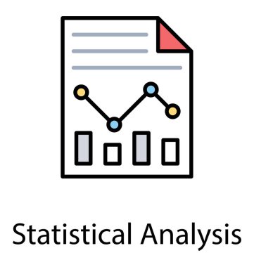 Sayfa iş planı, grafik yorumu ile istatistiksel analiz bayraklarında gömülü 