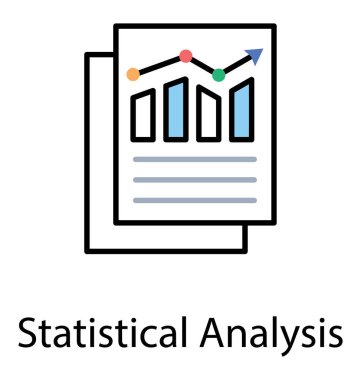 Sayfa iş planı, grafik yorumu ile istatistiksel analiz bayraklarında gömülü 
