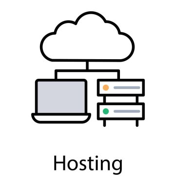 Bulut sunucu, Internet üzerinden bir bulut platformu üzerinden ev sahipliği yaptı 
