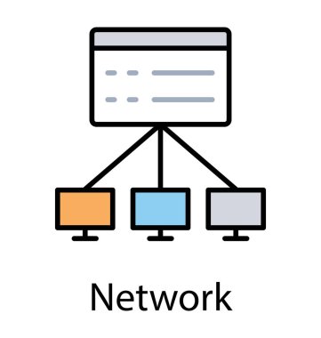 Sunucu ağ üzerinden, istemci sunucu paylaşımı bilgisayarı 