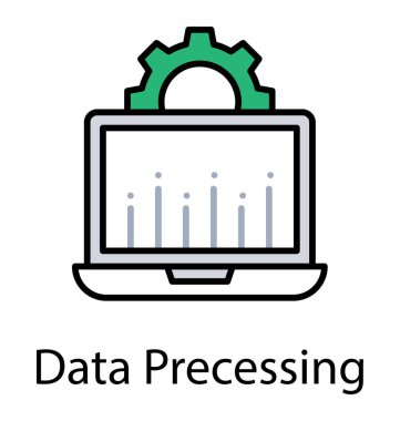 Cog gösteren teknik destek simgesi kavramı ile dizüstü bilgisayar 