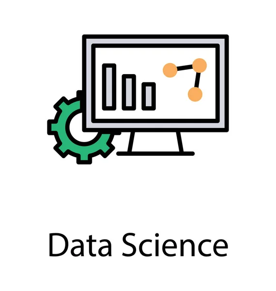 Weboldal Beágyazott Grafikus Üzleti Terv Statisztikai Elemzés Jelképező Értelmezése — Stock Vector