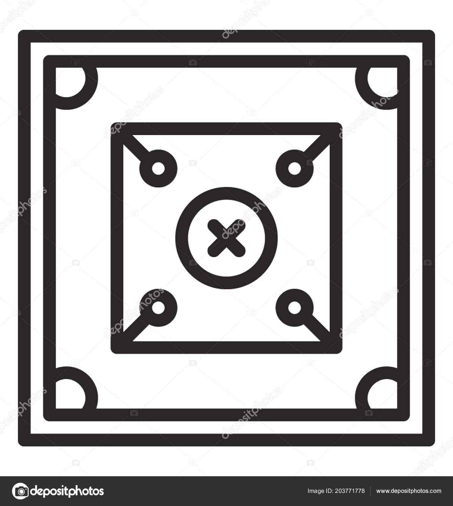 Carrom board icon vector illustration  CanStock