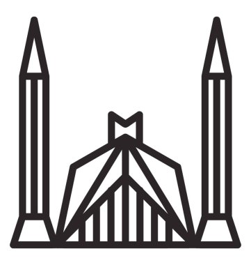 Margalla Hills, Faysal Camii sekiz taraf kabukları ile çok güzel bir dini yapı 