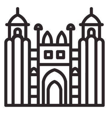 Babür İmparatorluğu büyük türbelerin ve büyük mimari yapı tarafından yapılan ünlü Lahore kale 