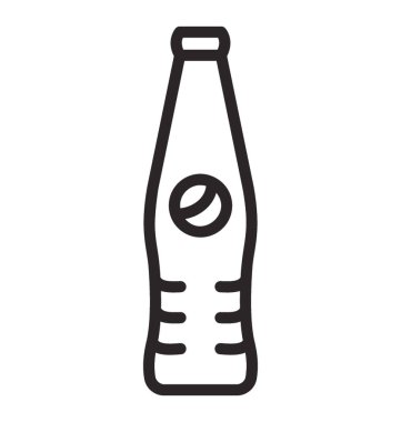 Pepsi kola soda içecek tasvir eden bir şirketin çok uluslu logosu ile cam şişe 