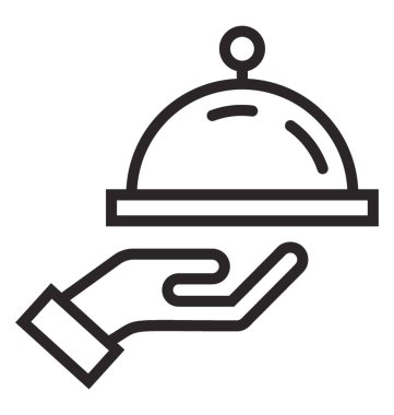 Geleneksel lüks gıda gıda hizmet temsil eden bir kap levha kaplı 