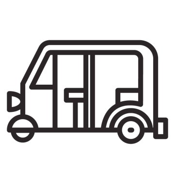 Üç tekerlekli araç yerel seyahat ve ulaşım otomatik çekçek temsil eden için 