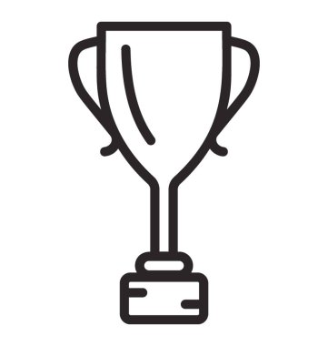 Başarı amaç için verilen bir biçiminde somut kap ödül kupa  