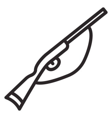 Heykelde av silahı ateşlemen uzun meme silah 