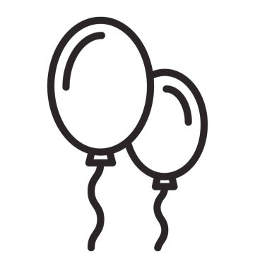 Hava hava balonları temsil eden bir daire şeklinde yumuşak kauçuk oyun şeyler dolu 