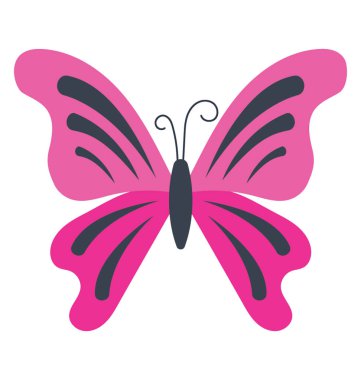 Çizgileri ile desenleri ensende, myscelia ethusa kelebek için bir simge kelebek. 