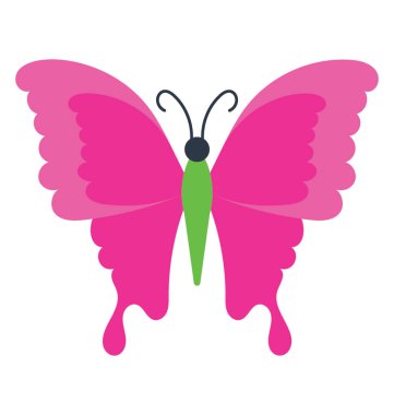 Kelebek dışa doğru gidiş ile alt kanatlarda gösteren simge swallowtail kelebek kenarları. 