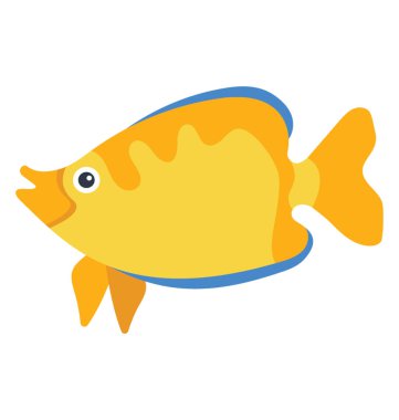 Geniş gövde ve küçük kuyruk balık addis Balık kelebek