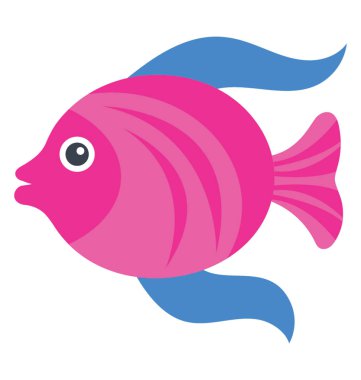 Sevimli çizgi balık akvaryum ve Evcil hayvan balık hakkında bir fikir gösterilen 