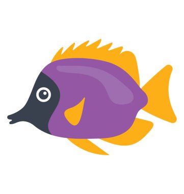 Sıradışı vücut şekli ile güzel bir Asya balık tatlısu heykelde triggerfish yaşıyor 