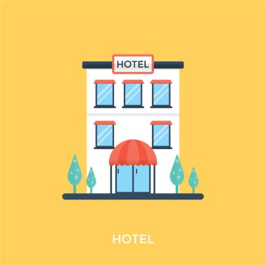 Üst yapı otel binası gösteren geniş bir resepsiyon ile depolanan.. 