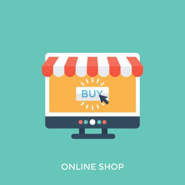 İmleç ile Web sitesi satın almak şimdi düğme bayraklarında e ticaret kavram üzerinde alışveriş