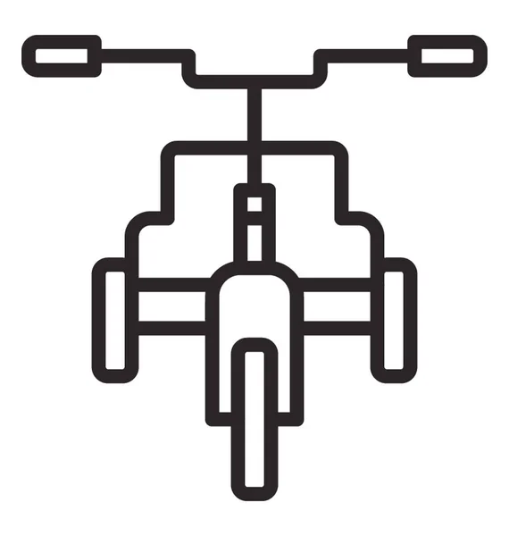 Véhicule Trois Roues Pour Les Déplacements Transport Locaux Utilisé Pour — Image vectorielle