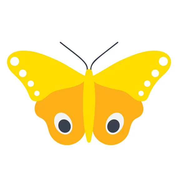 Icono Para Polilla Macho Sido Diseñado Para Retratar Icono Mariposa — Vector de stock