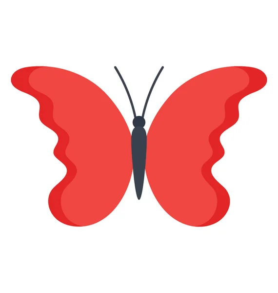 Diseño Mariposa Estructura Voladora Este Icono Para Mariposa Voladora — Vector de stock