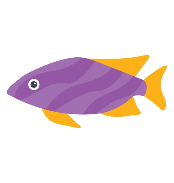 Τροπικό Ενυδρείο Γλυκού Νερού Ψάρια Ψάρια Anthias — Διανυσματικό Αρχείο