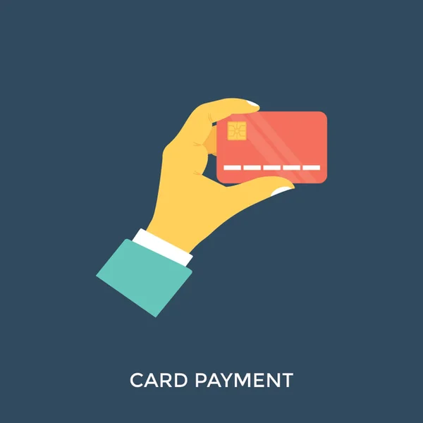 Banktransaktionskarte Auch Als Kreditkarte Oder Debitkarte Bekannt — Stockvektor