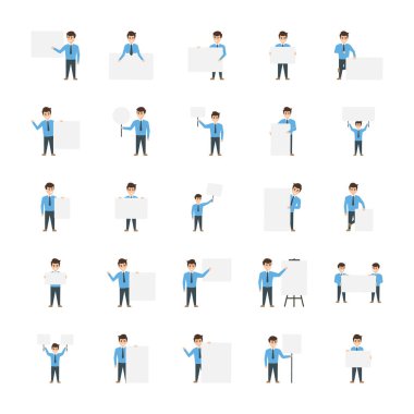 Tabela karakter illüstrasyonlar Set