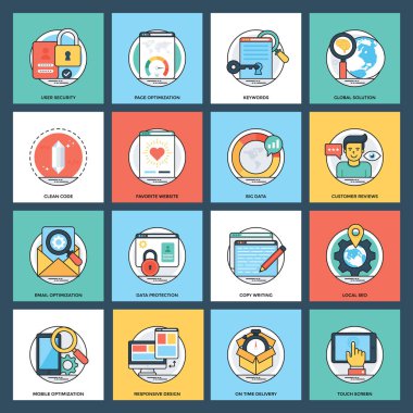 Yaratıcı Web geliştirme Icon Pack 