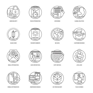 Yaratıcı Web geliştirme Icon Pack 