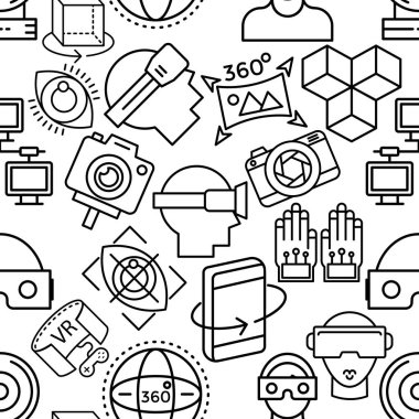 Sanal gerçeklik anahat simgeleri Seamless modeli