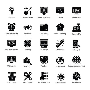 Arama motoru ve en iyi duruma getirme Pro simgeler