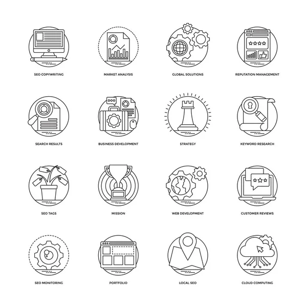 SEO ve geliştirme satırı simgeleri ayarlandı 