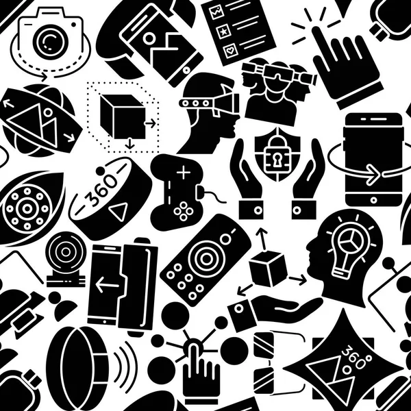 Sanal gerçeklik katı simgelerin seamless modeli 